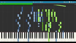 Scott Joplin Movie Piano Battle Synthesia [upl. by Naimaj]