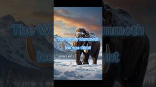 The Woolly Mammoth Ice Age Giant mammoth iceage history facts shorts [upl. by Ydnil]