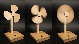 Summer Craft Table Fan Out of Cardboard at Home  DIY Crafts [upl. by Nivac153]