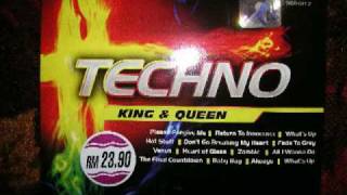 Techno King amp Queen Mid 90s Euro Dance Techno 2 CD compilation [upl. by Ayitahs485]