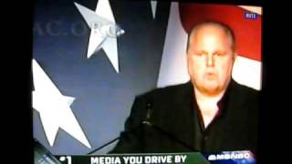 Rush Limbaugh Snorts Jumps Like a PIG [upl. by Sven]