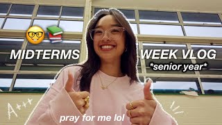 MIDTERMS WEEK VLOG [upl. by Llerruj]