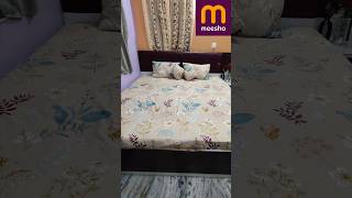 Meesho Best Bed Cover Set  Latest Meesho Bed Cover  meesho shorts bedcoverset [upl. by Saylor829]