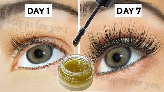 You wont believe it Long eyelashes and thick eyebrows from the first week effective💯 [upl. by Hardwick]