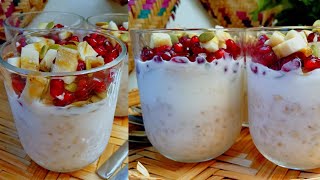 Healthy Breakfast For Weight Loss  Easy and Quick OVERNIGHT OATS Recipe [upl. by Cookie]