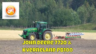 Ploughing 2019  Kverneland PB 100 semi mounted reversible plough amp John Deere 7720 [upl. by Brodench]