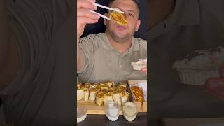 SHAWARMAASMRMUKBANG asmr mukbang eating food eatingshow shawarma [upl. by Kerge]