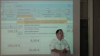 Excel Tutorial Deutsch Haushaltsbuch Berechnung Mittelwert  httpwwwstudiumundpcde [upl. by Hertzfeld940]