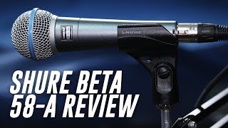 Shure Beta 58A Dynamic Mic Review  Test [upl. by Elleraj]