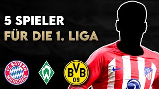 Neuzugänge für die Bundesliga 5 ablösefreie Spieler für BundesligaVereine [upl. by Aekerly990]