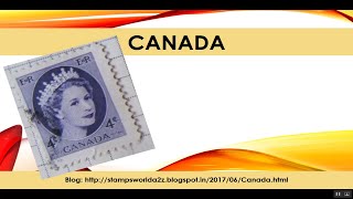 Canada Postage Stamps Rare and Old Postage Stamps of Canada  StampsWorld [upl. by Sanborn]