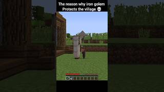 Freaky iron golem 🌚 shorts minecraft [upl. by Kantos]