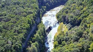 Letchworth State Park Drone Flyover [upl. by Hafeetal]