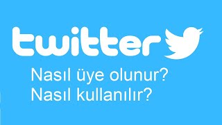 Twittera Nasıl Üye Olunur Twitter Nasıl Kullanılır 2020 VİDEOLU [upl. by Rivi]