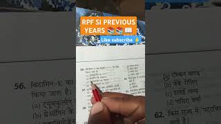 RPF SI amp Constable Previous Years Questions Explained [upl. by Yelsnit788]