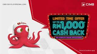 MAKEITHAPPEN with CIMB Cash Plus Personal Loan [upl. by Carrillo289]