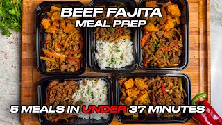 High Protein Meal prep for the week in under 40 mins [upl. by Heid49]