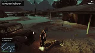 Grand Theft Auto V Online  Madrazo Hit ONeil Ranch  Grapeseed Location 2 [upl. by Ahras]