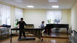 Rhapsodic Fantasie marimba  based on Hungarian Rhapsody No 2 by Franz Liszt MEdwards [upl. by Cece]