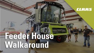 Feeder House Walkaround Part 2  2022 CLAAS Combine Clinic [upl. by Suzanne150]