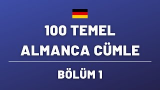 30 DAKİKADA 100 ALMANCA CÜMLE ÖĞRENİYORUZ almanca [upl. by Meurer37]