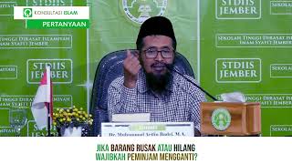 Jika Barang Rusak atau Hilang Wajibkah Peminjam Mengganti [upl. by Meesak331]