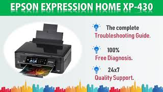 Troubleshooting Epson Expression Home XP 430  Epson 430 Printer Driver Support [upl. by Kissiah518]