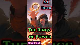 The Rings of Power  Nerd Musik ai rock shorts [upl. by Renruojos]