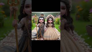 little shiv Shakti shorts jaishivshakti godshiv youtubeshorts shiv status [upl. by Euqinmod]