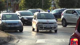 Polizia Municipale Viareggio  Croce Verde Lido di Camaiore in sirena [upl. by Kirtley]