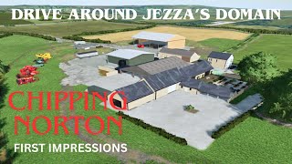 FS22CHIPPING NORTONJEZZAS FARM DRIVE AROUNDMAP TOUR [upl. by Einaj]