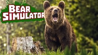 Bear Simulator  AGGRESSIVE CAVE BATS  Bear Simulator Gameplay First Look [upl. by Ketti]