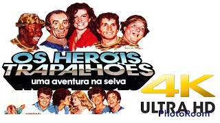 Os Heróis Trapalhões Uma Aventura na Selva FILME COMPLETO 4K60fps [upl. by Debora]