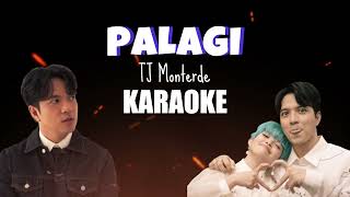 PALAGI KARAOKE  TJ MONTERDE [upl. by Ellesirg]