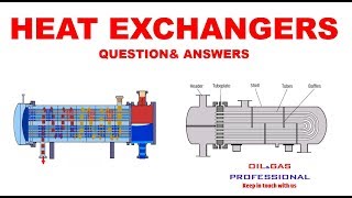 HEAT EXCHANGERS QUESTIONamp ANSWERS  OIL amp GAS PROFESSIONAL [upl. by Aninay]