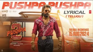 Pushpa PushpaLyricalPushps 2Tha Rule Allu Ariun  SuKumar Bollywood songs [upl. by Eirtemed965]