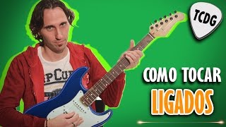 Técnica de Ligados En Guitarra Eléctrica Para Principiantes TCDG [upl. by Hebbe]