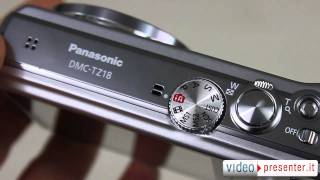 Panasonic Lumix TZ18 DMCTZ18EG Fotocamera Recensione Prezzo  VIDEOPRESENTERit [upl. by Ammeg770]