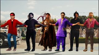 Tollywood AI Mega Dance  Prabhas  MaheshBabu  PawanKalyan  JrNTR  RamCharan  AlluArjun [upl. by Jethro402]