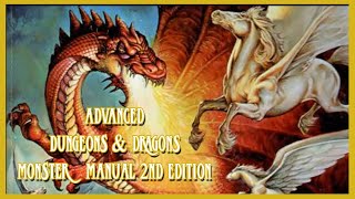 DND DampD MONSTER MANUAL 2ND EDITION [upl. by Pasquale]