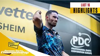 HILDESHEIM HEROICS  Last 16 Highlights  2023 German Darts Championship [upl. by Nims976]