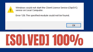 How to Enable CLIPSVC Client License Service Not Starting in Windows 1011 [upl. by Ettena]