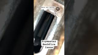 Frymaster backfire issue frymaster [upl. by Bolitho619]