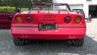 Chevrolet Corvette C4 convertible sound [upl. by Edrea]