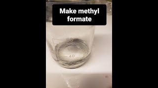 Making methyl formate with my new ST 2440 glassware set [upl. by Aiela]