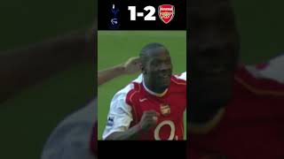 London is red  Tottenham Hotspur 45 Arsenal  highlights 2004 [upl. by Conley]