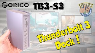 ORICO Thunderbolt 3 TB3S3 Docking Station  15in1 Intel Certified Dock  REVIEW [upl. by Nede623]