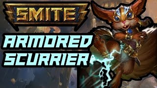 ARMORED SCURRIER RATATOSKR  Smite Skin Preview [upl. by Eerihs]