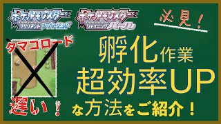 BDSPタマゴロードよりも早い！孵化作業が超効率UPする歩数稼ぎのやり方を解説！ダイパリメイク [upl. by Wunder]