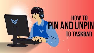 How to pin or unpin program icons to the taskbar [upl. by Pitt949]